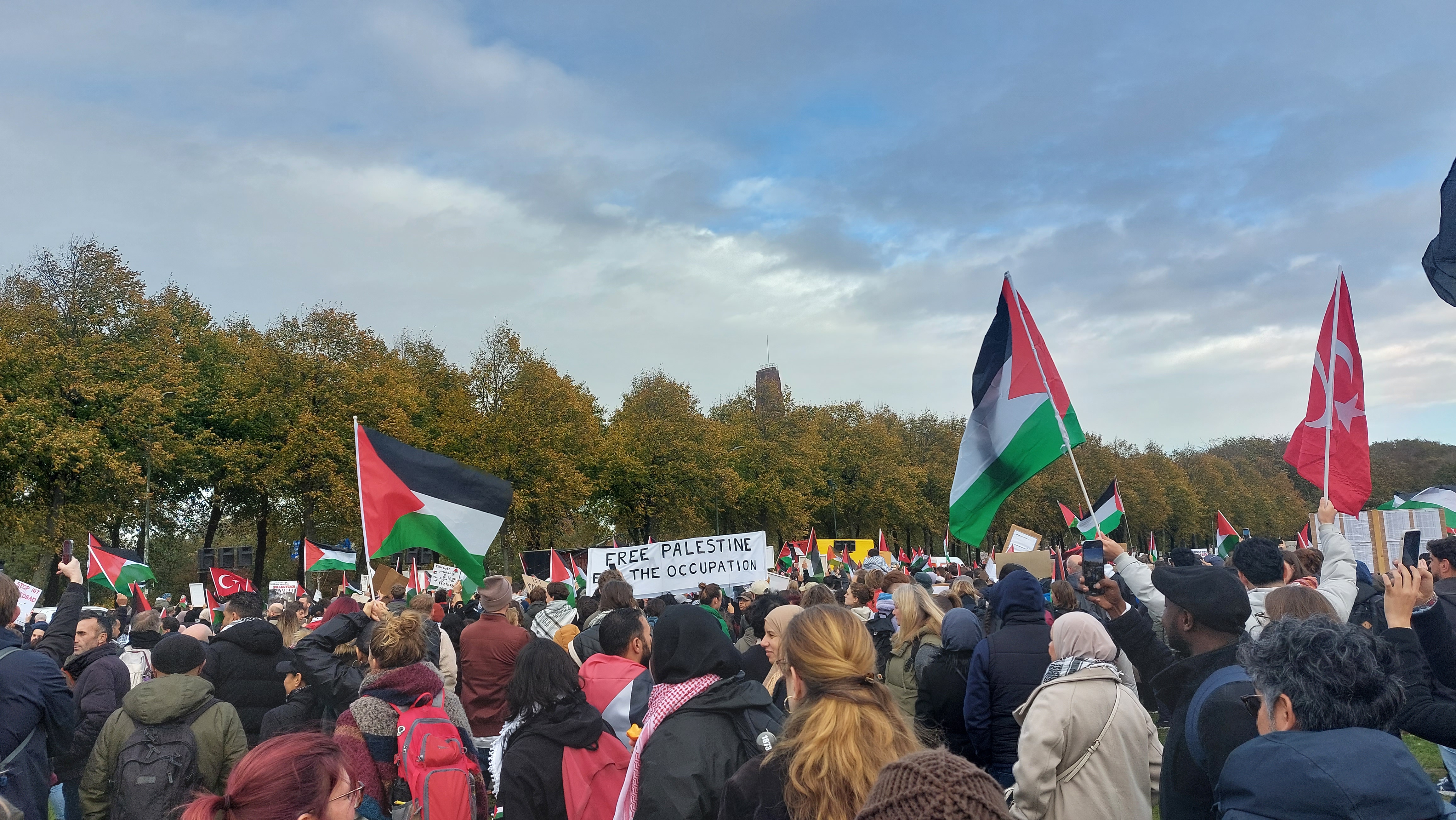 demonstratie voor Palestina