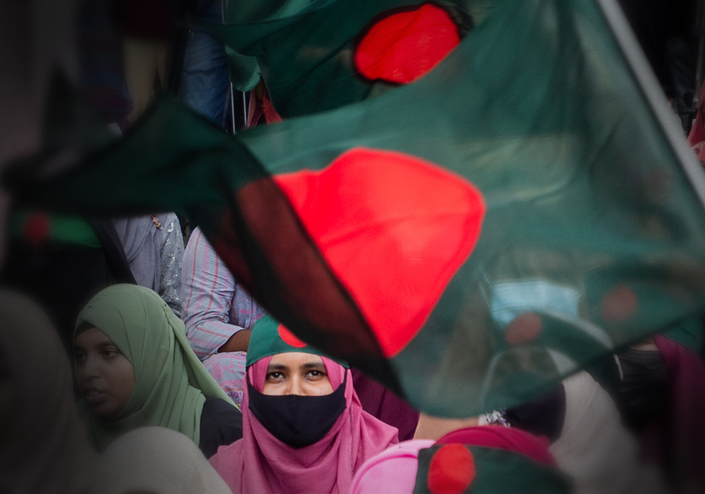 demonstrant in bangladesh