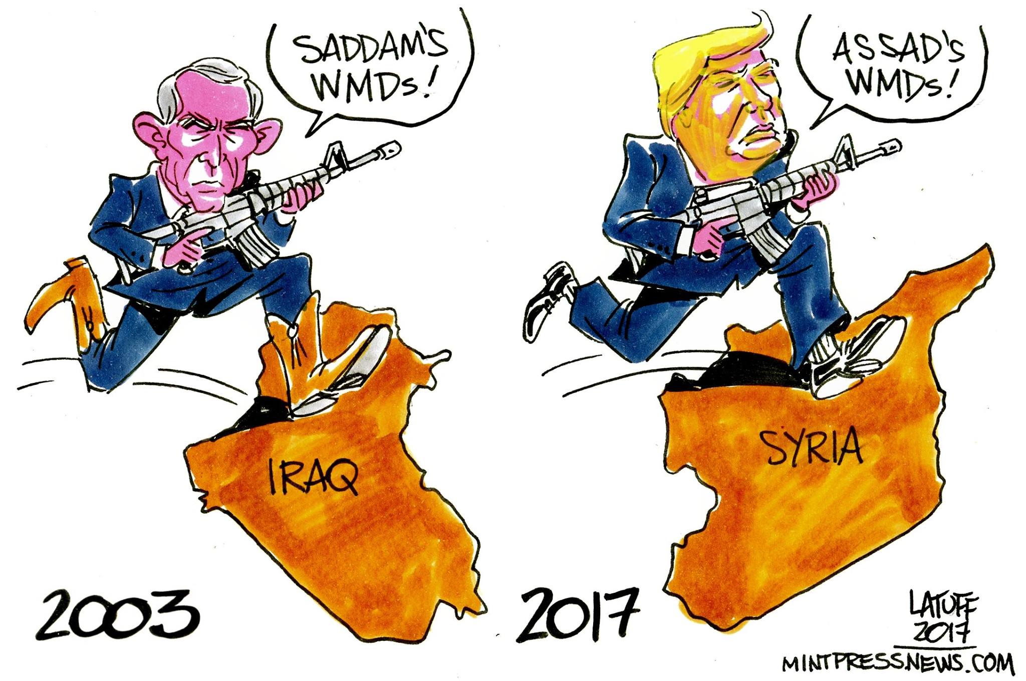 Bush and Trump